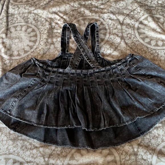 Denim Free People Crop Top (SOLD) - Picture 3 of 10